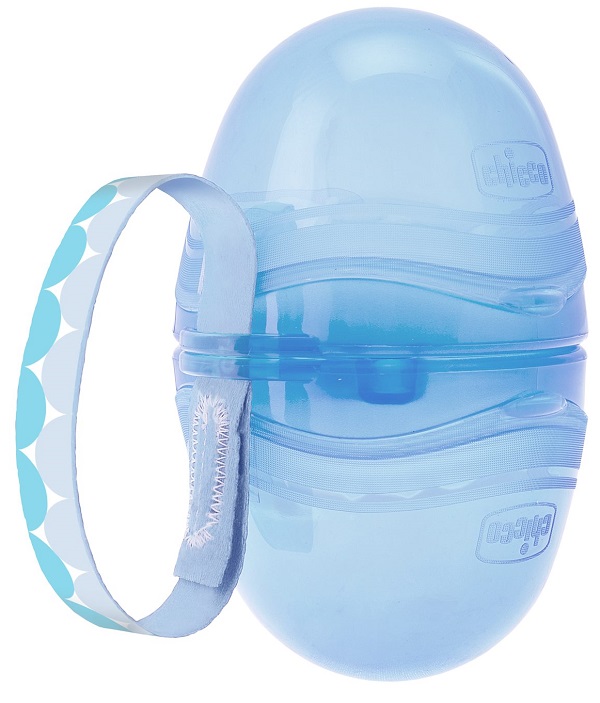 CHICCO PORTASUCCHIETTO DOPPIO BLU 1 PEZZO - latuafarmacia.org