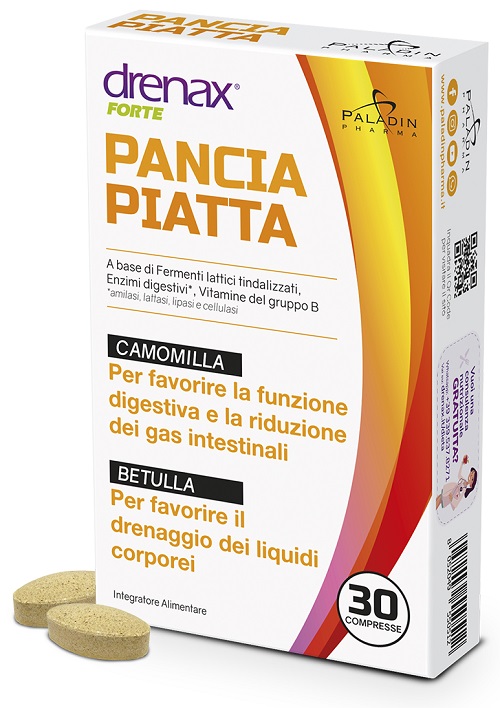 DRENAX FORTE PANCIA PIATTA 30 COMPRESSE - latuafarmacia.org
