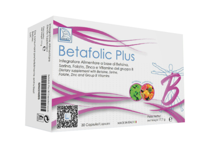 BETAFOLIC PLUS 30 CAPSULE ASTUCCIO 18,6 G - latuafarmacia.org