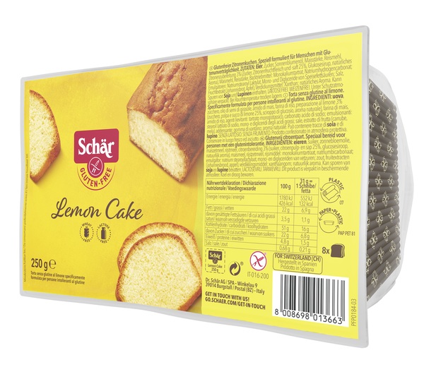 SCHAR LEMON CAKE 250 G - latuafarmacia.org