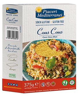 PIACERI MEDITERRANEI COUS COUS DI MAIS 375 G - latuafarmacia.org