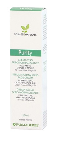 PURITY CREMA VISO SEBONORMALIZZANTE 50 ML - latuafarmacia.org
