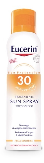 EUCERIN SUN SPRAY TOCCO SECCO SPF30 200 ML - latuafarmacia.org