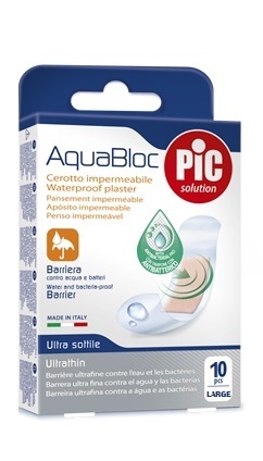 CEROTTO PIC AQUABLOC 25X72MM ANTIBATTERICO 10 PEZZI - latuafarmacia.org