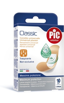 CEROTTO PIC CLASSIC 25X72 MM 10 ANTIBATTERICO 10 PEZZI - latuafarmacia.org