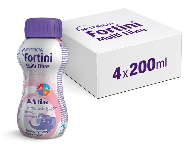 FORTINI MULTI FIBRE GUSTO FRAGOLA 200 ML - latuafarmacia.org