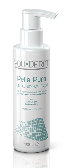 YOUDERM PELLE PURA GEL DETERGENTE VISO 200 ML - latuafarmacia.org