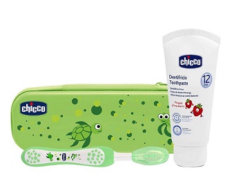CHICCO SET DENTALE VERDE CON FLUORO - latuafarmacia.org