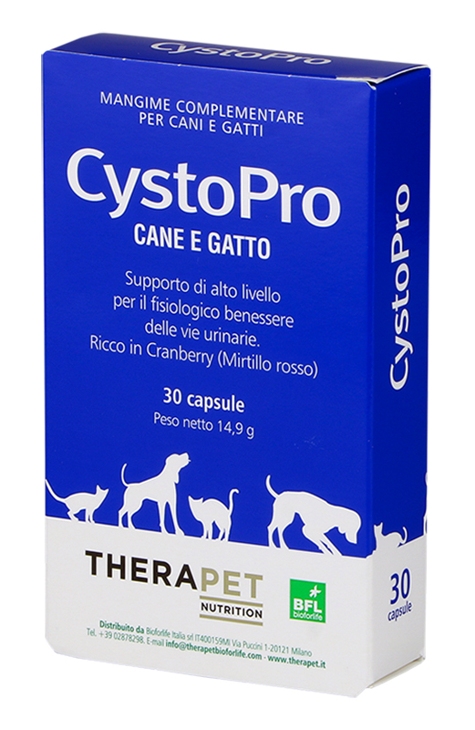 CYSTOPRO THERAPET 30 CAPSULE - latuafarmacia.org