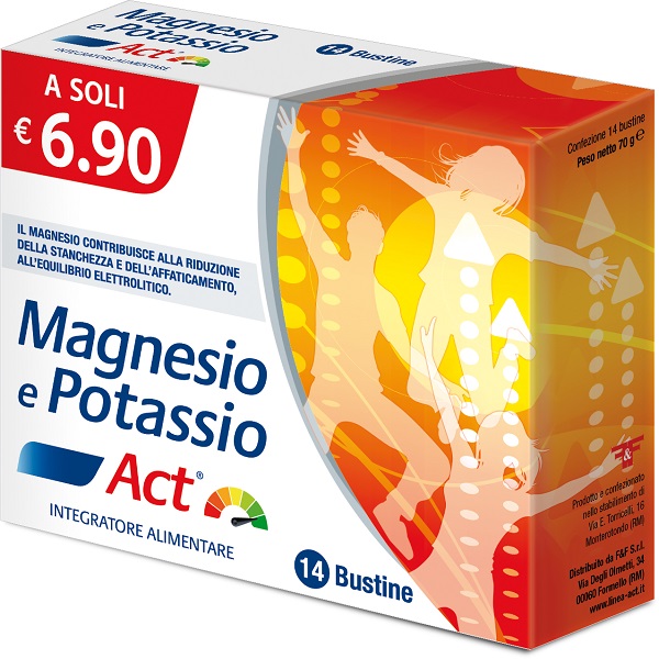 MAGNESIO E POTASSIO ACT 14 BUSTINE - latuafarmacia.org
