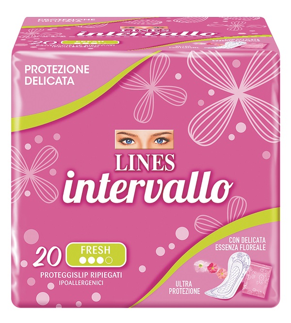 PROTEGGISLIP LINES INTERVALLO FRESH RIPIEGATO 20 PEZZI - latuafarmacia.org