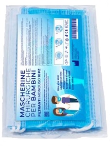 MASCHERINA CHIRURGICA BIMBO 10 PEZZI - latuafarmacia.org