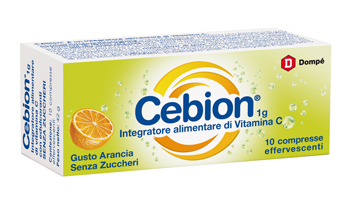 CEBION EFFERVESCENTE VIT C SENZA ZUCCHERO 10 COMPRESSE - latuafarmacia.org