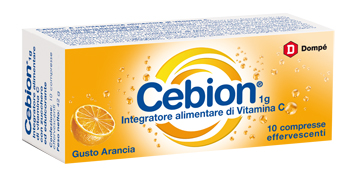 CEBION EFFERVESCENTI VITAMINA C ARANCIA 10 COMPRESSE - latuafarmacia.org