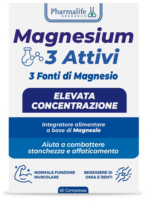MAGNESIUM 3 ATTIVI 60 COMPRESSE - latuafarmacia.org