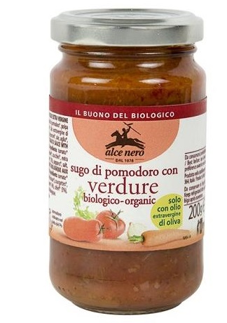 SUGO DI POMODORO CON VERDURE BIO 200 G - latuafarmacia.org