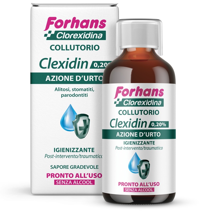 FORHANS CLEXIDIN 0,20 SENZA ALCOOL 200 ML - latuafarmacia.org