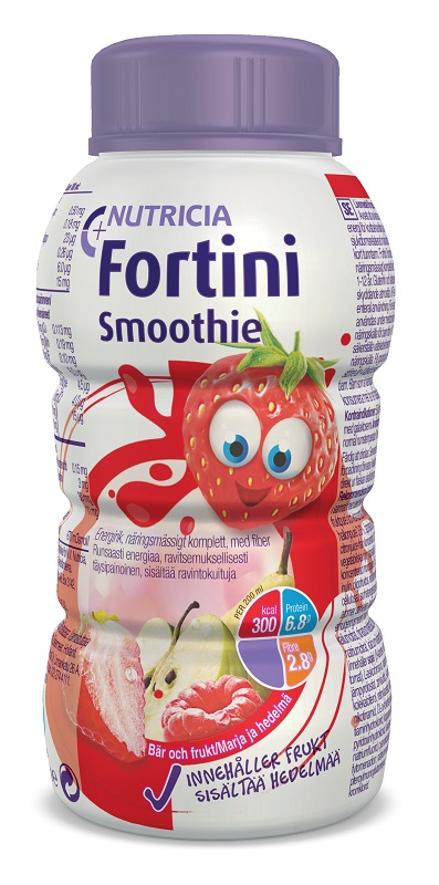 FORTINI SMOOTHIE MULTI FIBRE GUSTO FRUTTI ROSSI 200 ML - latuafarmacia.org