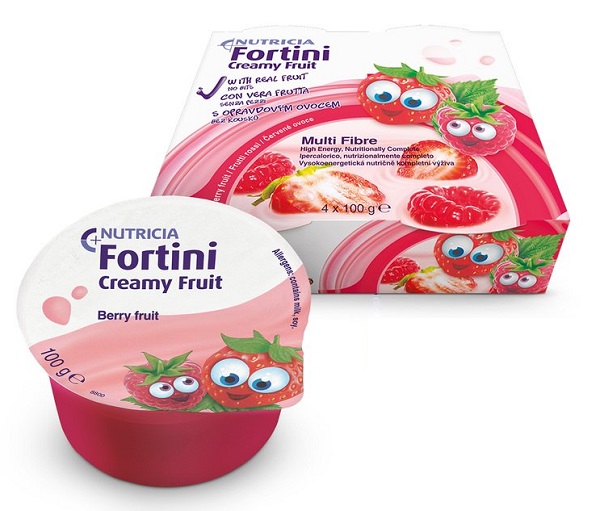 FORTINI CREAMY FRUIT MULTI FIBRE FRUTTI ROSSI 4X100 G - latuafarmacia.org