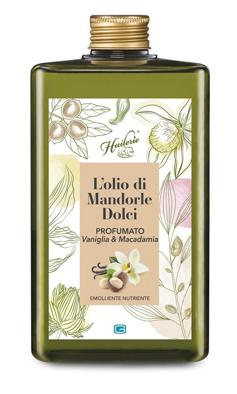 HUILERIE L'OLIO DI MANDORLE DOLCI PROFUMATO VANIGLIA & MACADAMIA 300 ML - latuafarmacia.org