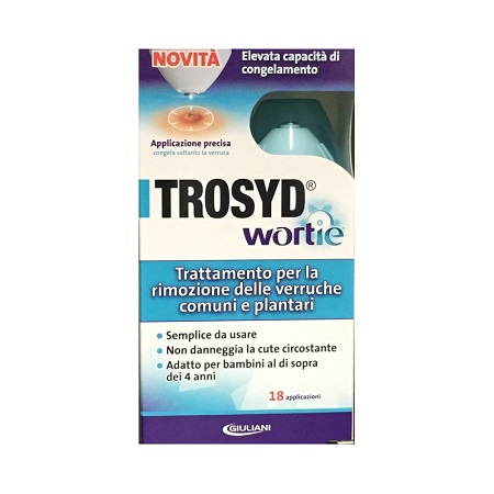 TROSYD WORTIE CRIOGENIZZANTE VERRUCHE COMUNI/PLANTARI 50 G - latuafarmacia.org