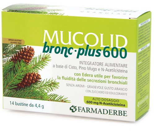 MUCOLID BRONC PLUS 600 14 BUSTINE - latuafarmacia.org