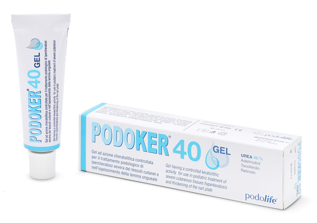 PODOKER 40 GEL AZIONE CHERATOLITICA TUBO DA 30 ML CON APPLICATORE - latuafarmacia.org