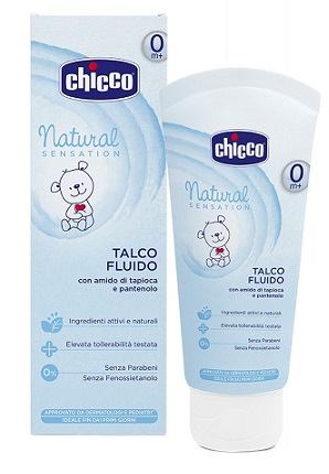 CHICCO TALCO FLUIDO NATURAL SENSATION 100 ML - latuafarmacia.org