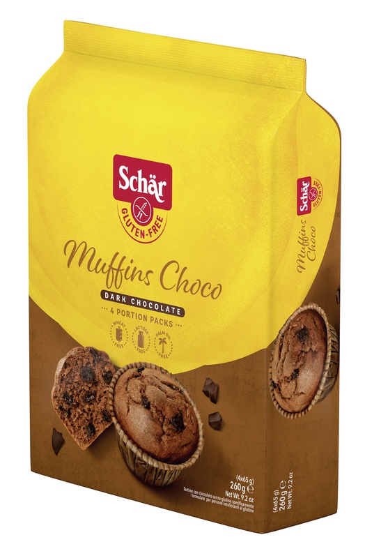 SCHAR MUFFINS CHOCO TORTINE CON CIOCCOLATO FONDENTE 4 PORZIOI DA 65 G - latuafarmacia.org