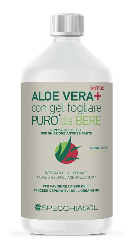 SUCCO ALOEVERA+ ALOE/MIRTILLO ROSSO 1 LITRO - latuafarmacia.org