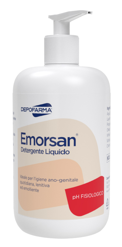 EMORSAN DETERGENTE LIQUIDO IGIENE ANO-GENITALE PH FISIOLOGICO 500 ML - latuafarmacia.org