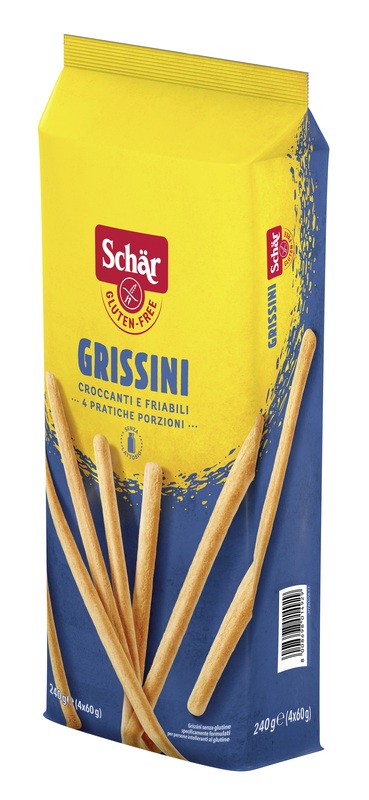 SCHAR GRISSINI 4 PORZIONI DA 60 G - latuafarmacia.org