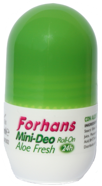 FORHANS MINI DEO ALOE FRESH 20 ML - latuafarmacia.org