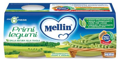 MELLIN OMOGENEIZZATO PRIMI LEGUMI 2 X 80 G - latuafarmacia.org