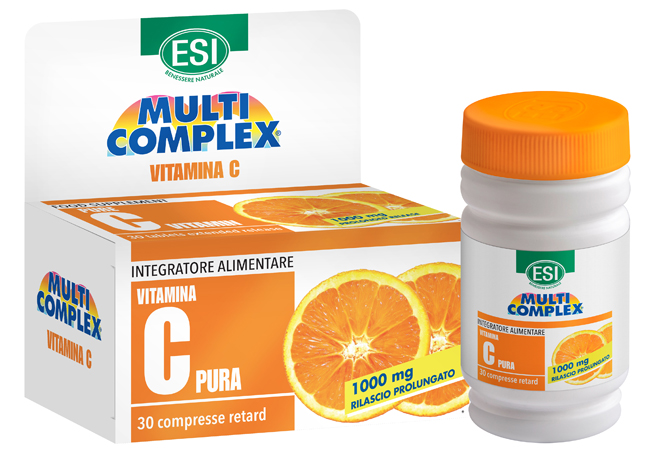 ESI MULTICOMPLEX VITAMINA C PURA 1000 MG RETARD 30 COMPRESSE - latuafarmacia.org