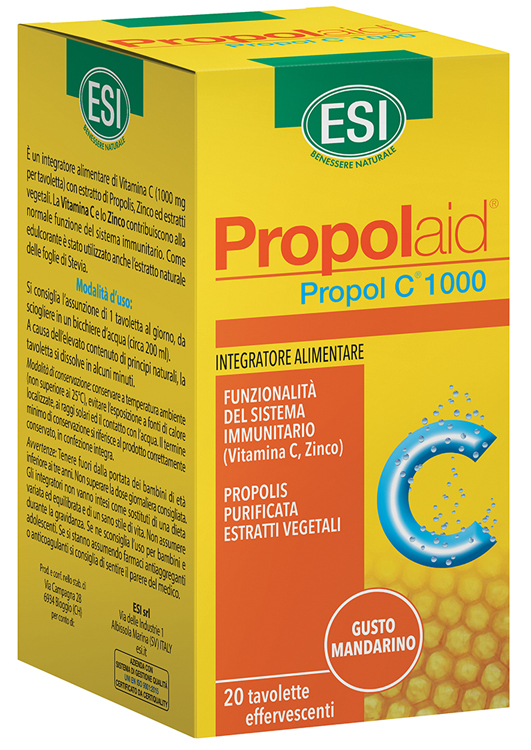 ESI PROPOLAID C 1000 20 TAVOLETTE EFFERVESCENTI - latuafarmacia.org