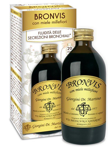 BRONVIS CON MIELE MILLEFIORI 200 ML - latuafarmacia.org