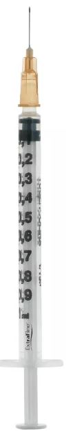 SIRINGA PER INSULINA EXTRAFINE TUB 1ML 100 UI AGO REMOVIBILE 26 GAUGE 0,45X12 MM 1 PEZZO - latuafarmacia.org