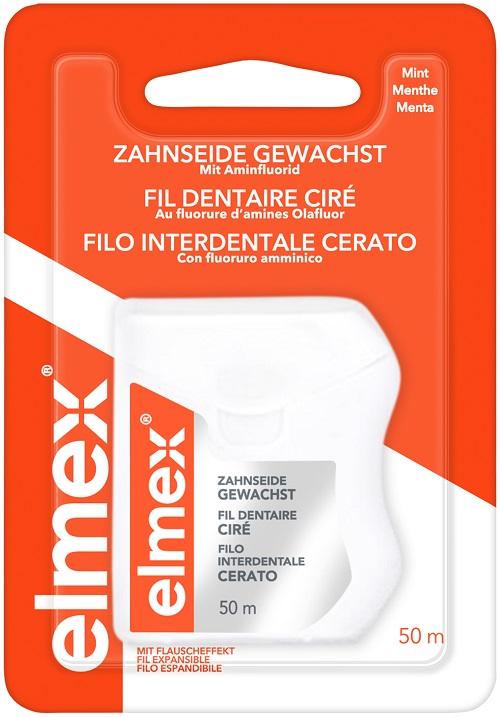 ELMEX FILO INTERDENTALE CERATO 50 METRI - latuafarmacia.org