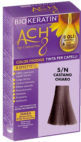 BIOKERATIN ACH8 COLOR PRODIGE 5/N CASTANO CHIARO - latuafarmacia.org