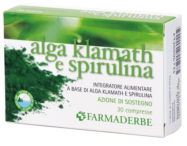 ALGA KLAMATH E SPIRULINA 30 COMPRESSE - latuafarmacia.org