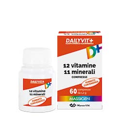 MASSIGEN DAILYVIT 12 VITAMINE 11 MINERALI 60 COMPRESSE RIVESTITE - latuafarmacia.org