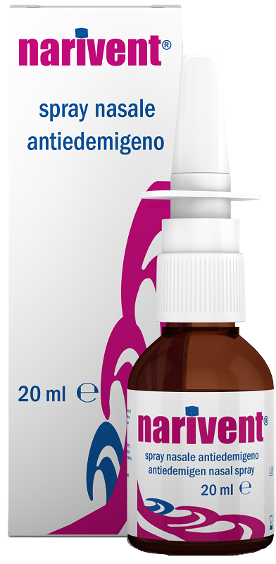 SPRAY NASALE ANTIEDEMIGENO NARIVENT FLACONE 20 ML - latuafarmacia.org