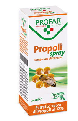 PROPOLI SPRAY ESTRATTO SECCO 12% 20 ML PROFAR - latuafarmacia.org