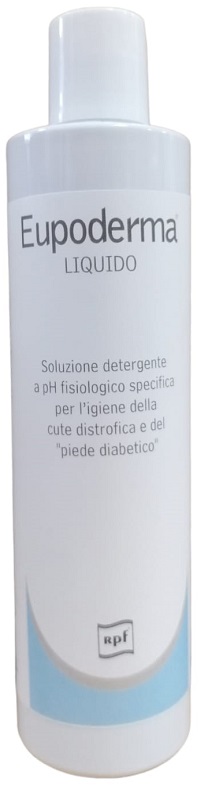 EUPODERMA LIQUIDO SOLUZIONE DETERGENTE PER PIEDE DIABETICO 300 ML - latuafarmacia.org