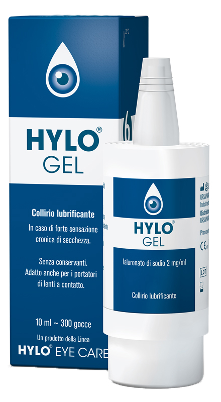 HYLO-GEL COLLIRIO LUBRIFICANTE ACIDO IALURONICO 0,2% 10 ML - latuafarmacia.org