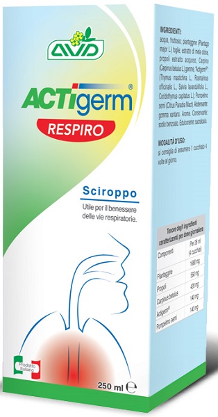 ACTIGERM RESPIRO SCIROPPO 250 ML - latuafarmacia.org