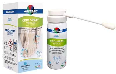 CRIO SPRAY VERRUCHE MASTER-AID FOOTCARE 50 ML E1 - latuafarmacia.org