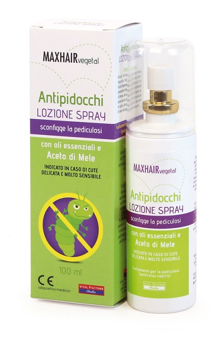 MAXHAIR VEGETAL SPRAY TRATTAMENTO PIDOCCHI 100 ML - latuafarmacia.org