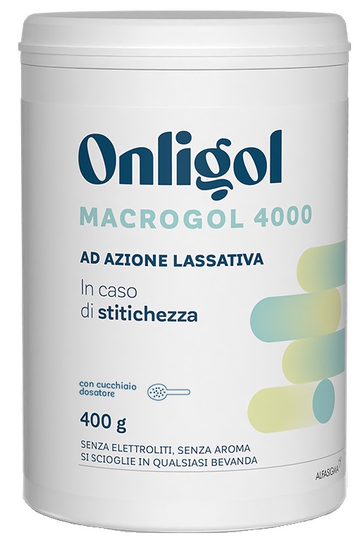 ONLIGOL MACROGOL 4000 400 G SENZA ZUCCHERO - latuafarmacia.org